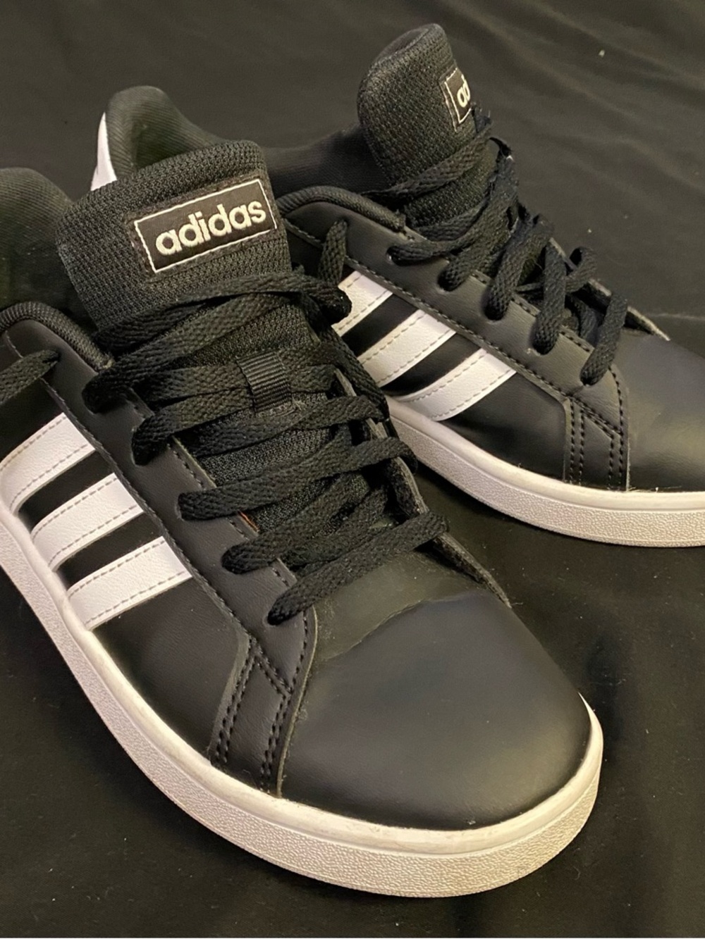 adidas Black and White Classic Low-Top Sneakers